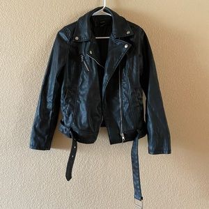 Heavy duty leather jacket